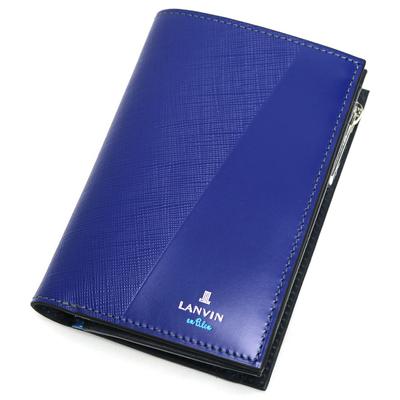На Частичные аксессуары Кошелек 555614 Синий [Lanvin Blue] Полудлинный