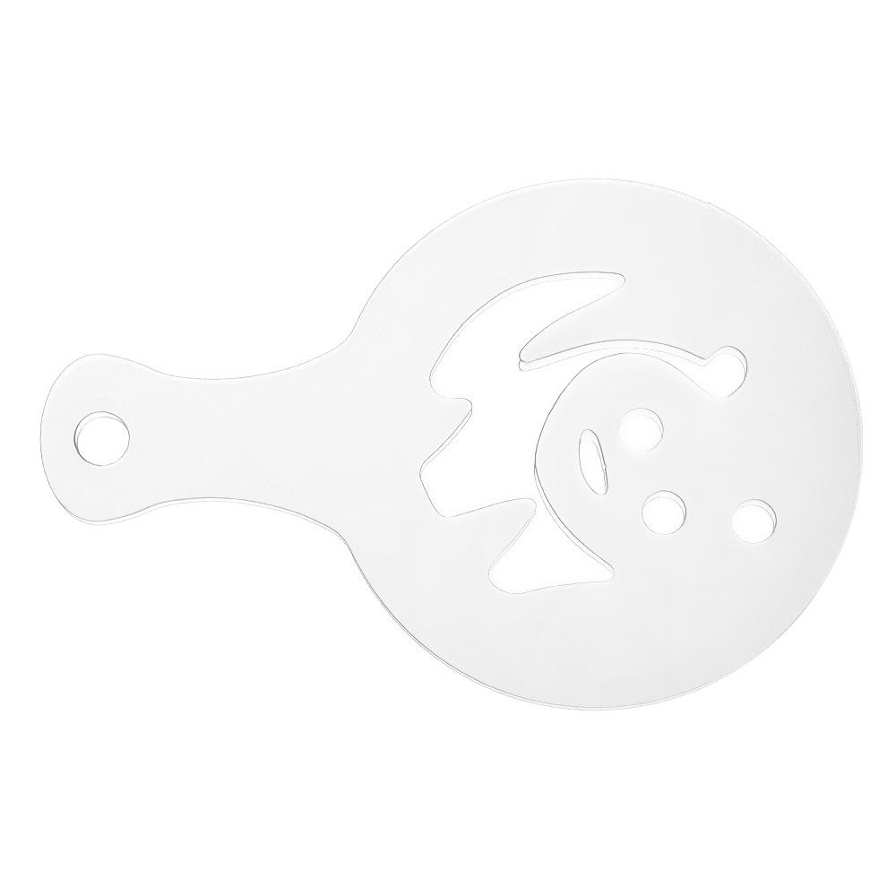 16pcs Funny Latte Cake Decorating Coffee Art Stencils Foam Tool Cappuccino