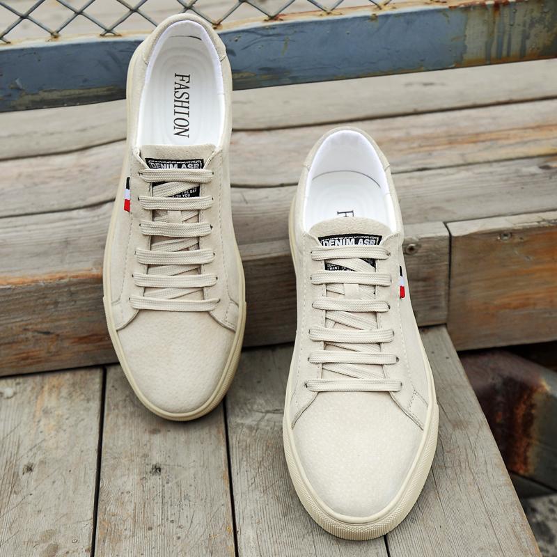 Итальянский бренд Минималистская мужская повседневная обувь Уличная обувь Оксфорды Износостойкая подошва Кожа Увеличенная высота Британская обувь