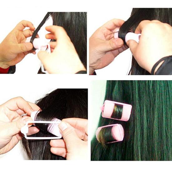 6 шт. модные бигуди из пенопласта, ролики для завивки салонных волос, инструменты для укладки волос