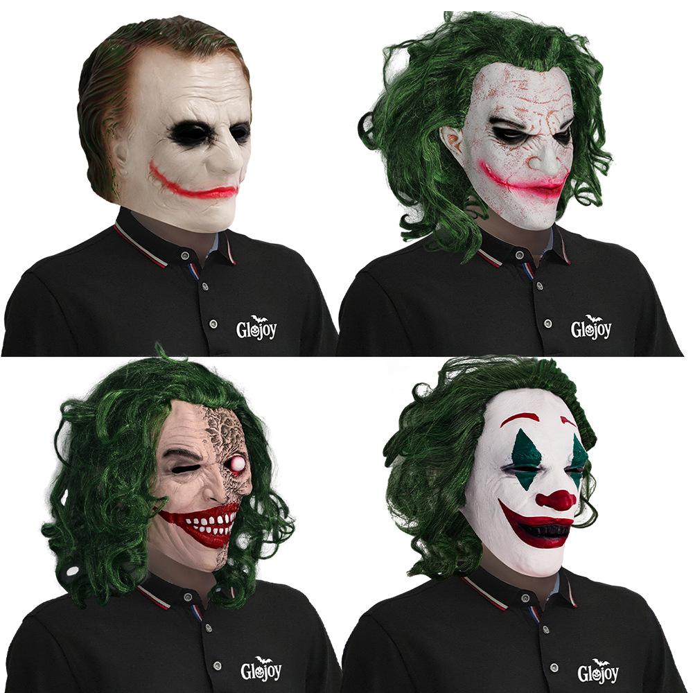 Batman Joker Movie Ghost Face Mask Halloween Live Streaming Horror Mask Masquerade Party Prank Prop