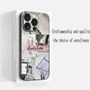Учеба оценки мода удача плакат Чехол для телефона Для iPhone 17 16 e 15 14 13 12 Plus Mini Pro Max Мягкий черный Ударопрочный чехол