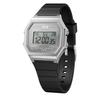 Авторизованные и ICE Retro Digital Ice-watch Часы, Мужские Женские, 022735, цифровые, Металл, Серебристый, Зеркальный, Черный, Маленькие, 32 мм,