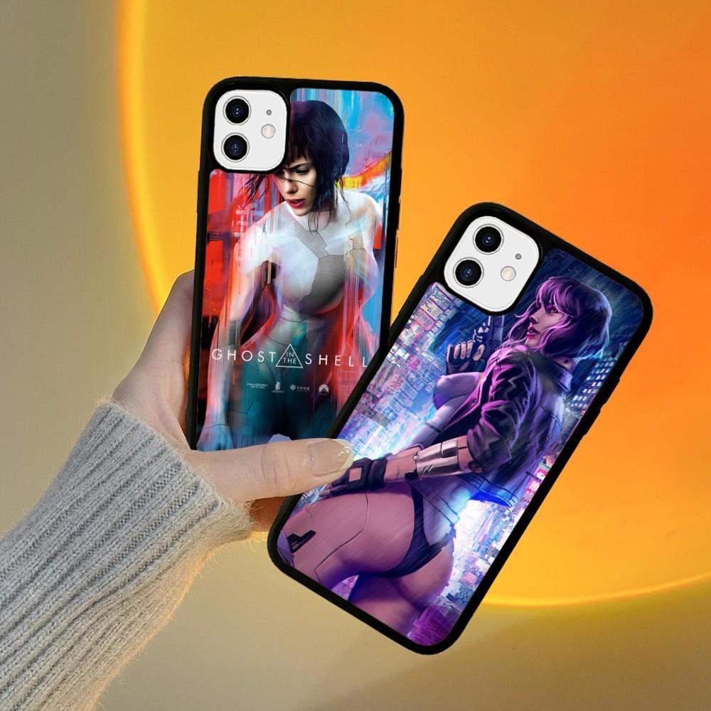 Ghost in the Shell Phone Case Silicone PC+TPU For For iPhone 11 12 13 14 15 16 Plus Pro Max Cover