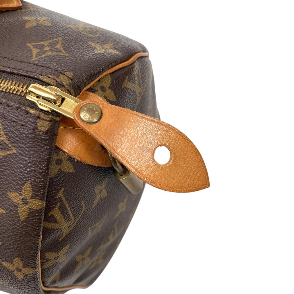 Подержанная сумка Louis Vuitton Monogram Speedy 30 M41526 Бостонская сумка Оригинал 1223