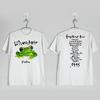 1995 Silverchair Frogstomp Tour Промо 2-сторонняя унисекс белая футболка
