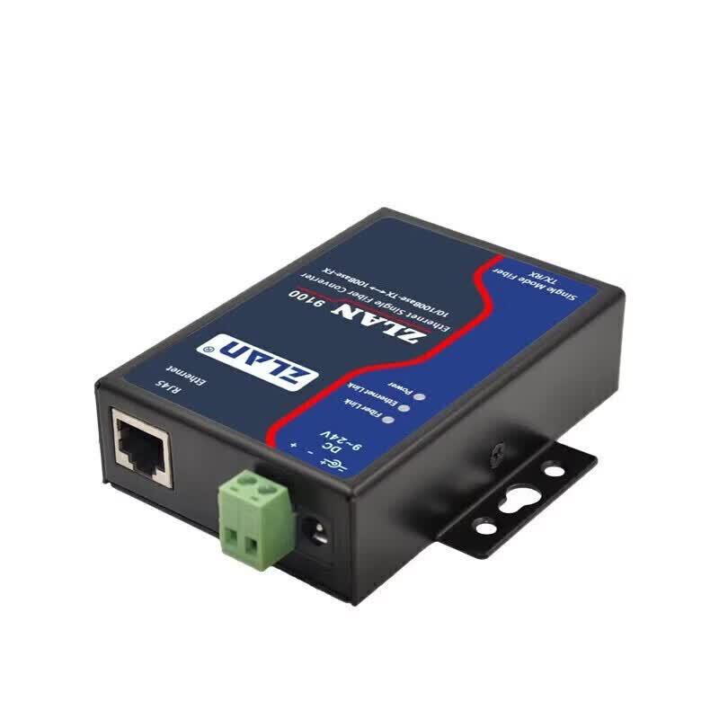ZLAN Industrial 100M Ethernet Fiber Optic Transceiver
