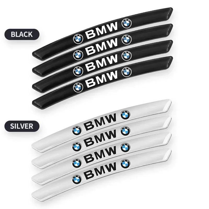 BAGE7 Car Sticker Hot 4pcs Aluminum Car Badge Styling Wheel Hub Rims Decor Stickers For BMW M Performance E36 E60 E90 X2 X1 X3 X5 E46