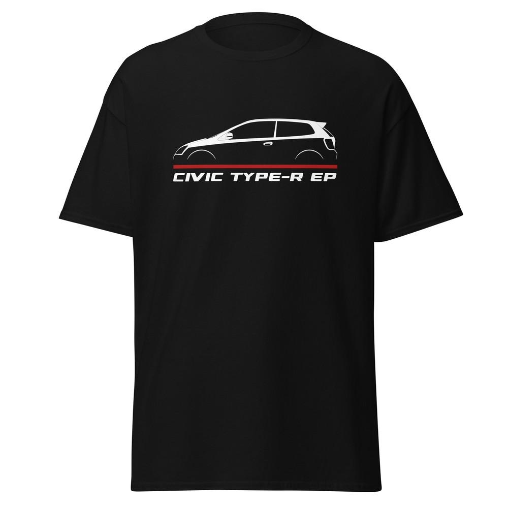 Премиальная футболка для фанатов Honda Civic Type-R EP 2001-2005, подарок на день рождения