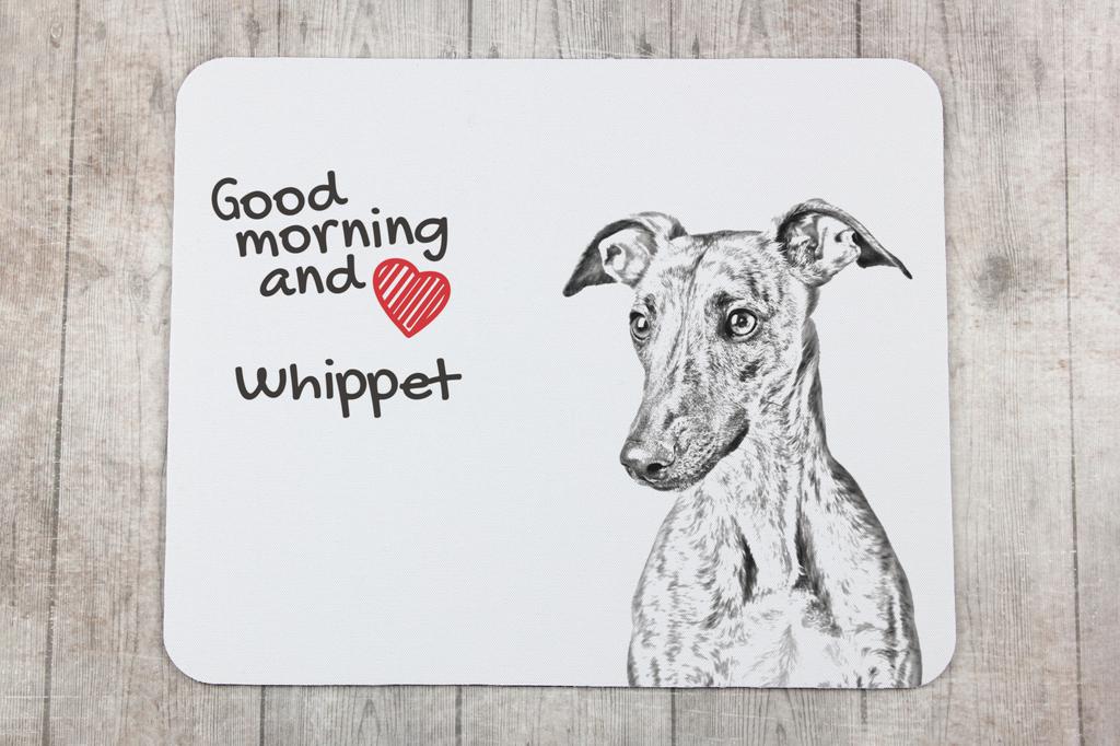 Whippet – Mouse pad with print, personalized dog-themed mouse pad | Art-Dog