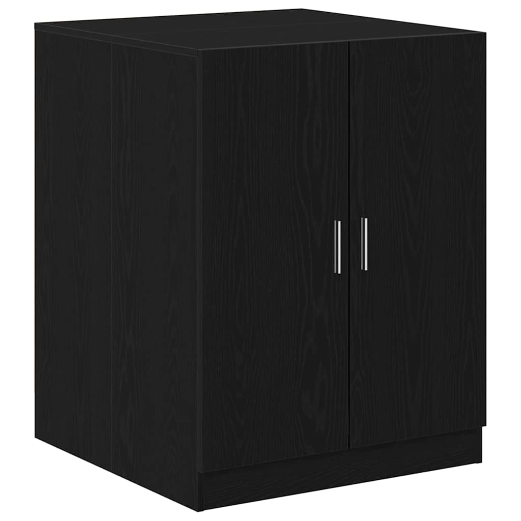 Washing Machine Cabinet Black Oak Effect Particleboard