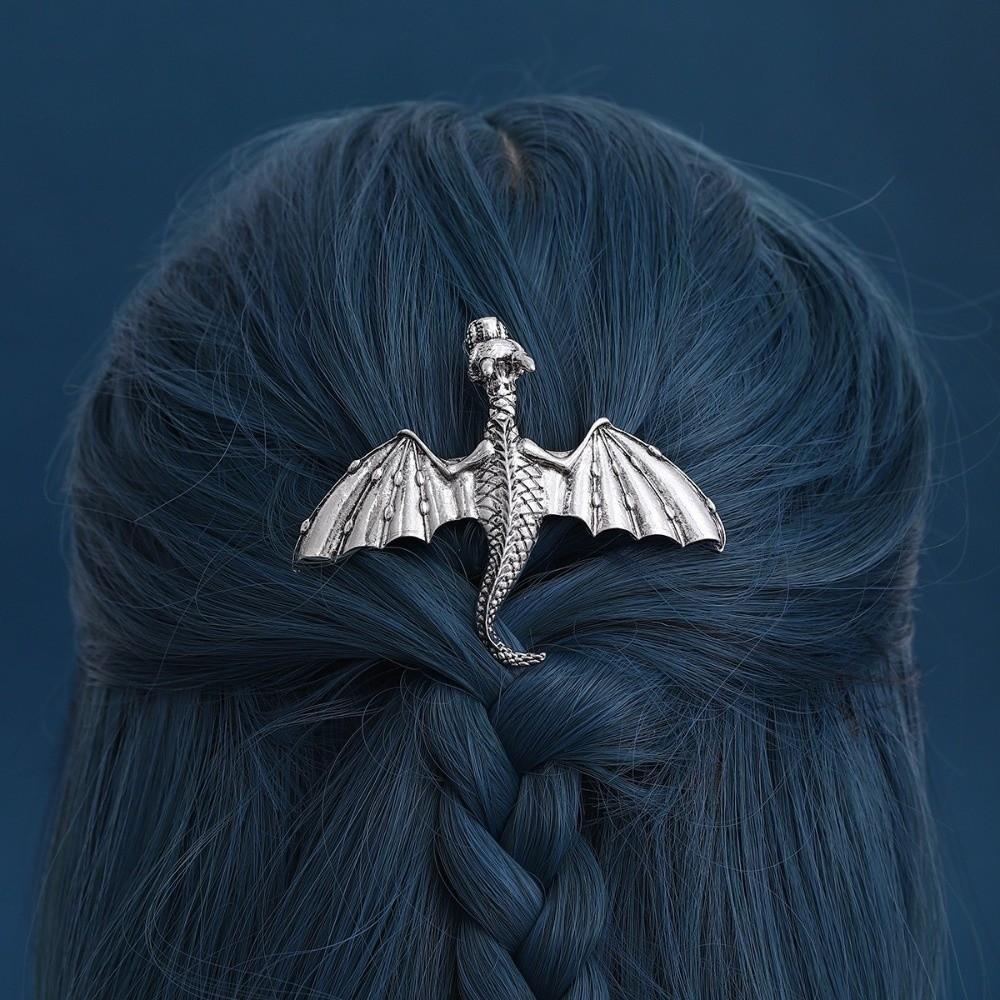 Nordic Style Vintage Hair Clip Metal Alloy Hair Barrette Headdress  Halloween Cosplay