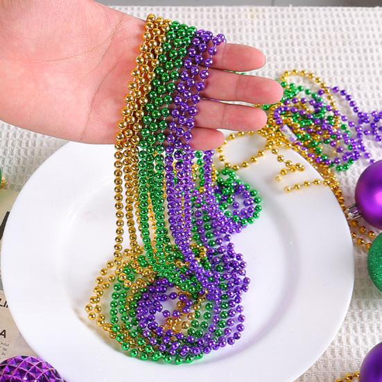 10Pcs Bead Chain Hanging Ornament with Connecting Buckle DIY Jewelry Making Supplies for Holiday Carnival Decoration
