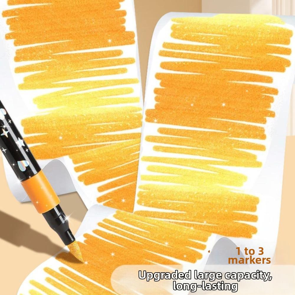 Washable Ink Acrylic Marker Soft Head Design Painting Pen New Art Pen for Elementary School