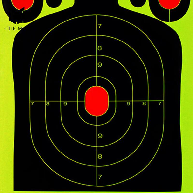 Tiemu Human Torso Fluorescent Splatter Shooting Targets