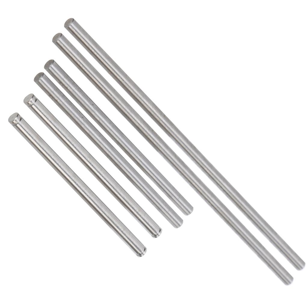 Round Shaft Rod Stainless Steel Front Suspension Arm Round Pin for TRAXXAS UDR 17 RC Car