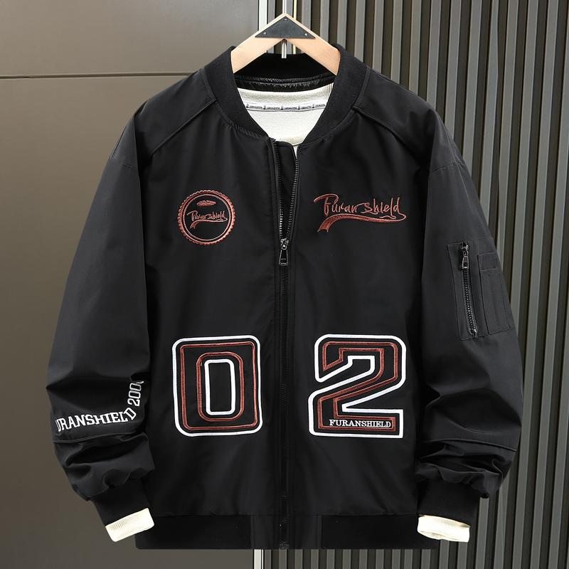 Plus Size 4XL-12XL Oversize Bomber Jackets for Men Outerwear Fashion Long Sleeve Short Coat