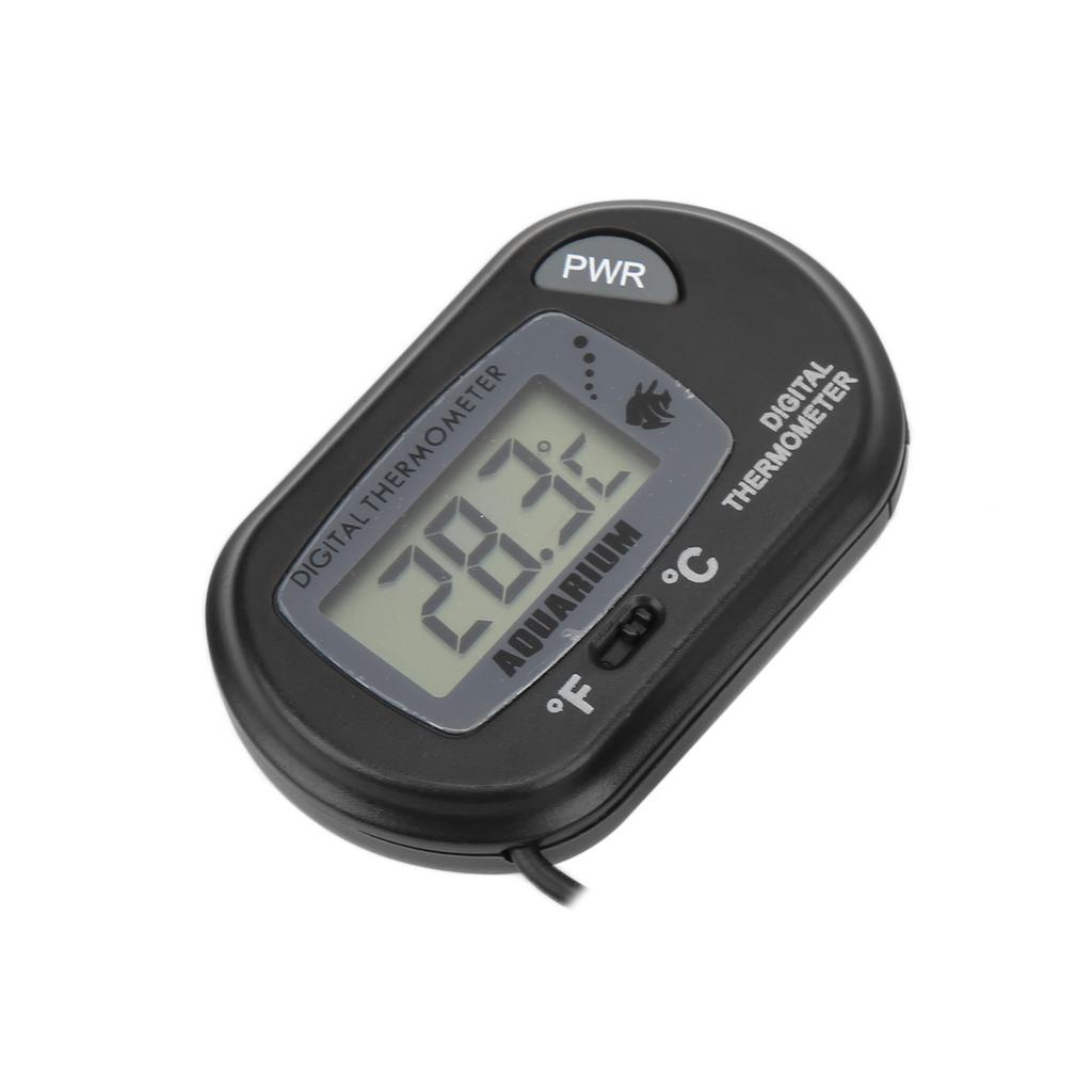 ЖК-цифровой аквариумный термометр измеритель температуры воды в аквариуме проводной контроллер черный
