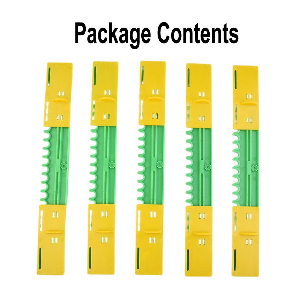5 шт. Пластиковая дверь для улья Пчеловодство Улей Коробка Дверь/Противопобеговая Заслонка Улья Лист Разделитель Гнезда Вход в Пчелиную Коробку Инструменты Пчеловода