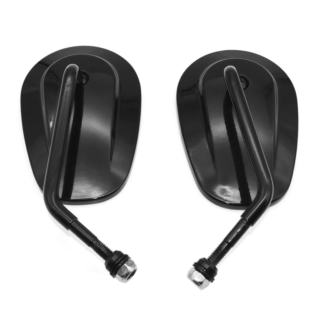 8mm Motorcycle Mirrors for Road King Sportster Street Glide Electra Glide Dyna Softail Road Glide Full Metal Stem And Housing