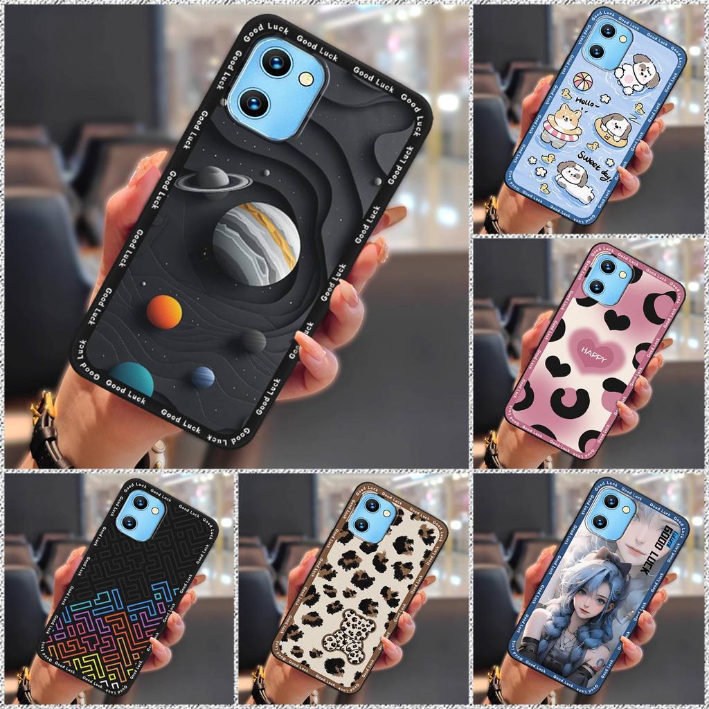 Durable Silicone Phone Case For UMIDIGI G1/G1 Max Cute Anti-dust Cover TPU Anti-knock Back Cover Dirt-resistant Cartoon