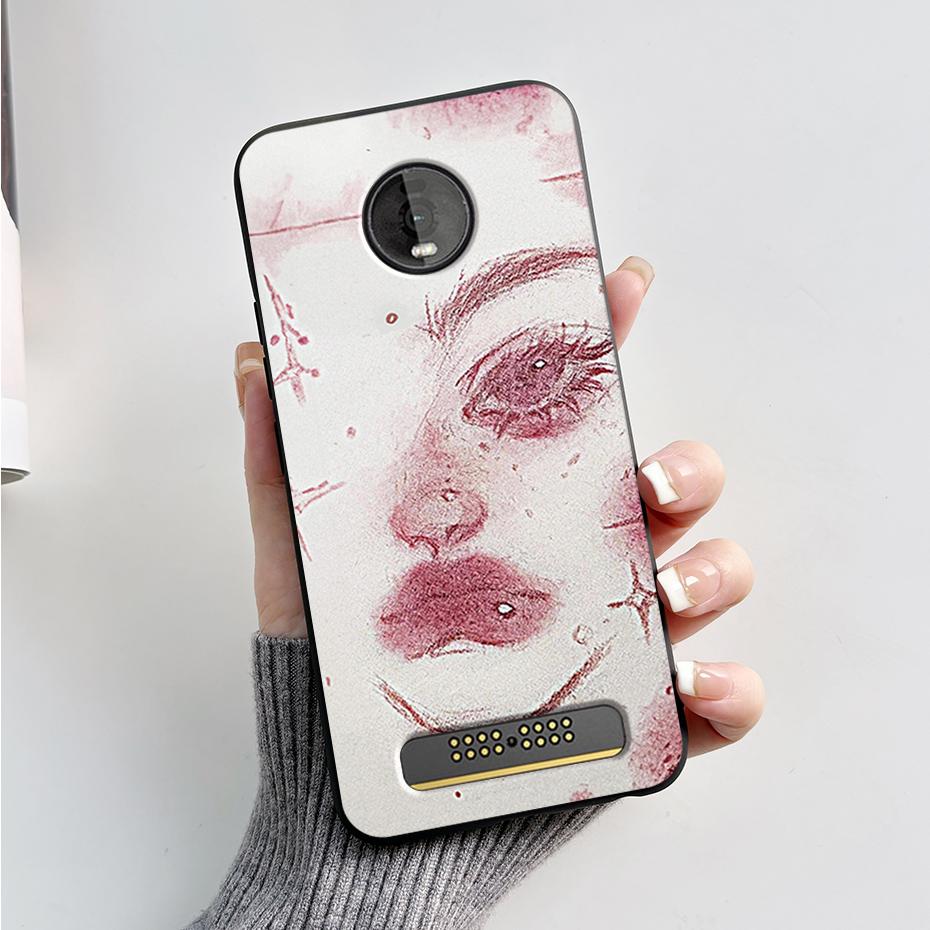 Для Motorola Moto Z4 Z3 Play Чехол Милый Мультяшный Мягкий Силиконовый ТПУ Чехол для Телефона Для Moto Z3 Z4 Play MotoZ4 Z4Play Z3Play Funda