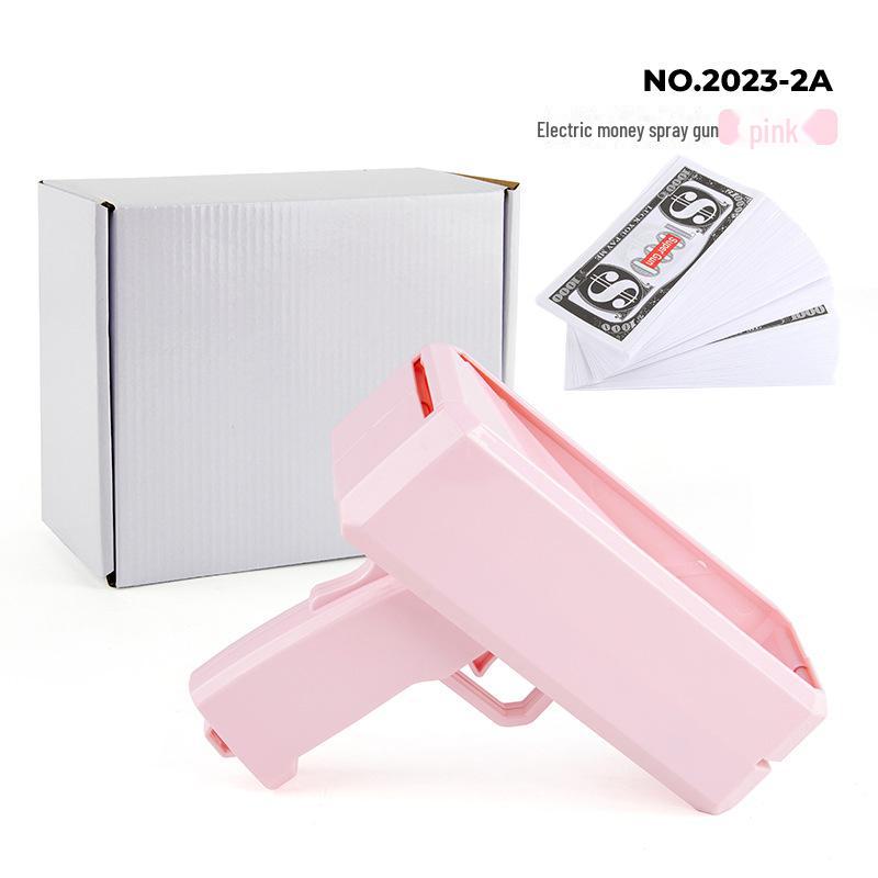 Уникальная игрушка-денежный пистолет для вечеринок и свадеб - стреляет купюрами долларов США
