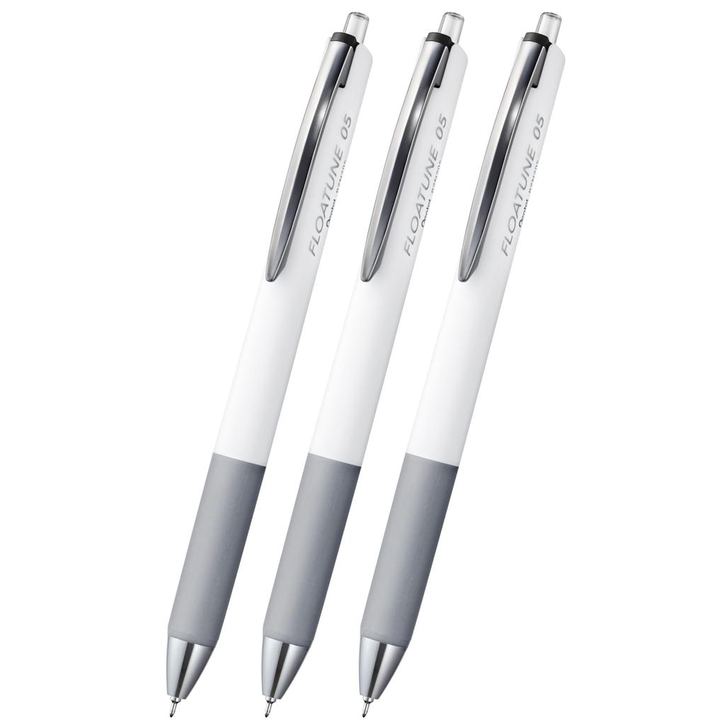 Шариковая ручка Pentel Flow Tune черная 3 шт. BZN205A3AMZ на масляной основе 0,5 мм