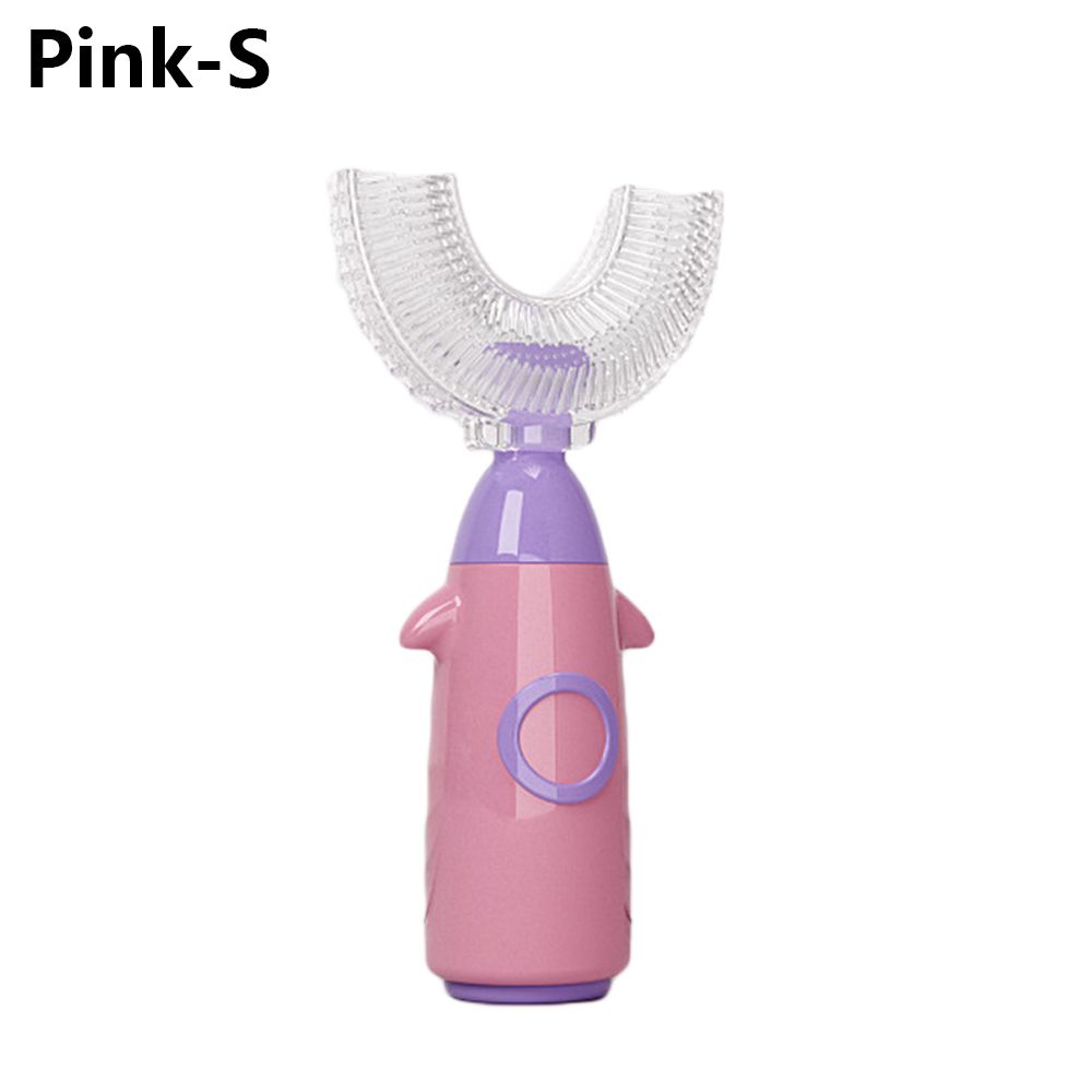 1-12years Soft Silicone Oral Care U-Shape Toothbrush Teeth Whitening Tooth Brushing Cleaning Tool