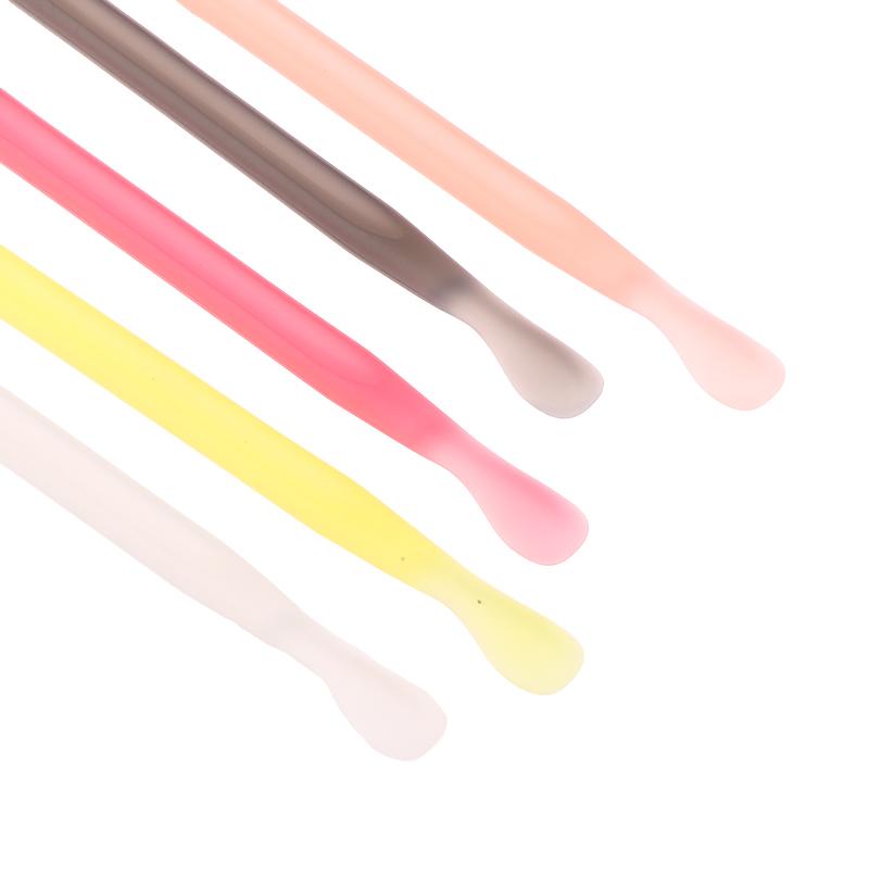 2 шт. Пушер для кутикулы пластиковый двухсторонний многоразовый для маникюра для удаления кутикулы и омертвевшей кожи педикюрные палочки инструмент для чистки и ухода за ногтями для нейл-арта