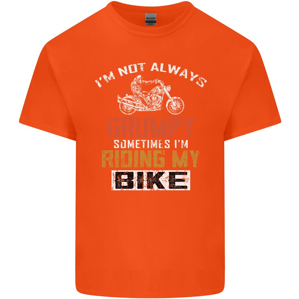 Im Not Always Grumpy Biker Motorcycle Unisexs Light Cotton TShirt