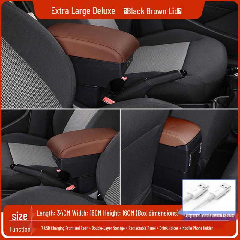 Подлокотник-бокс для Suzuki CELERIO: Центральная консоль для хранения и подлокотник