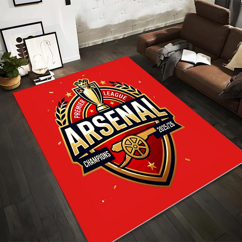 Arsenal carpet Set Champions Designed floor mat, suitable as a non-slip mat for the living room or bedroom sofa