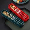 3 in 1 Tableware Set Stainless Steel Travel Flatware Durable Travel Cutlery Set  Outdoor