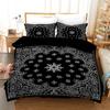 Mandala Duvet Cover Set Twin King For Girl Teen Bohemian Floral Bedding Set Microfiber Exotic Tribal Paisley Flowers Quilt Cover