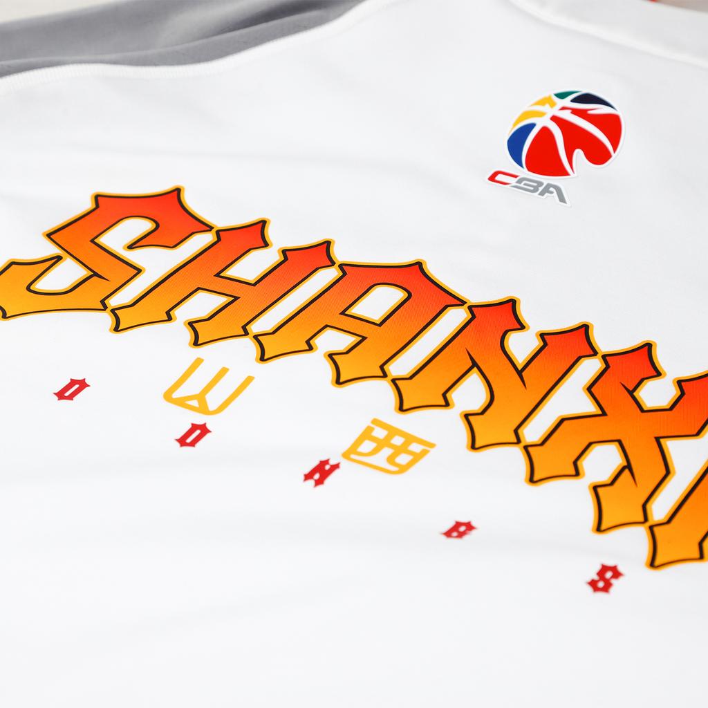 Li Ning Тренировочная Повседневная Модная Американская Быстросохнущая Футболка с Длинным Рукавом CBA25-26 Сезон Игровая Версия Команда Шаньси Унисекс Топы ATLV479-2