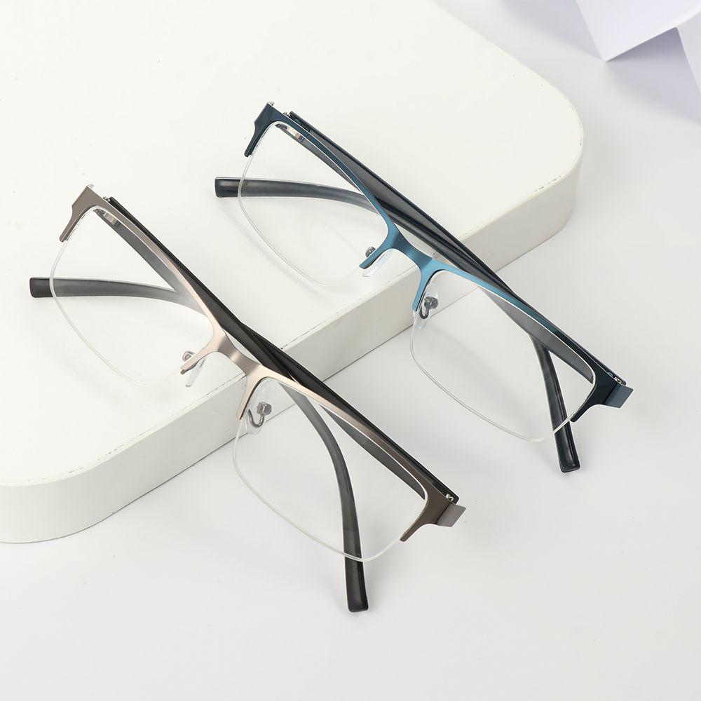 Vintage Eye Protection Metal Ultra Light Frame Business Eyeglasses Myopia Glasses Reading Glasses