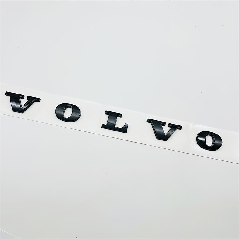 Car Abs 3D Letter Stickers Volvo Trunk Logo Stickers Volvo XC60 Xc90 V40 V60 S60 V50 V90 S80 C40 XC40 V70 XC70 C30 C70 Rdesign