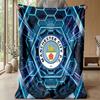 Manchester City Theme blanket Soft Flannel Blanket Plush Throw Blanket Cozy Sofa Bed Blanket for Home Decor