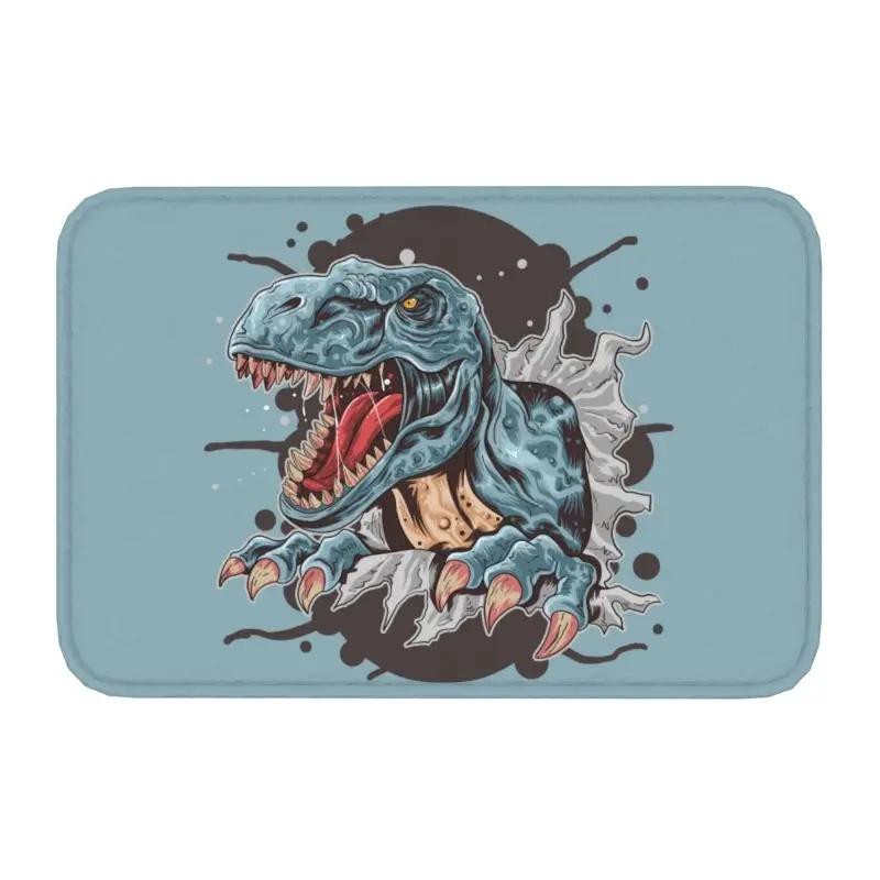 Забавный Оффлайн Без Интернета Динозавр Коврик для Двери Противоскользящий Вход Кухня Ванная Комната Пол Дверной Коврик Дино Гик Гараж Ковер