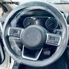 Steering Wheel Cover Trim For Nissan X-trail Xtrail Rogue T33 -2024 2025 Carbon Fiber Frame Sticker Accessories Car Styling