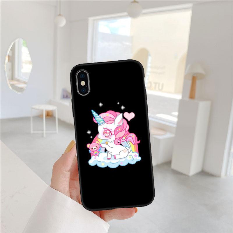 CJ103 Unicorn Cute Soft Shell Phone Case for OPPO A40 A60 A80 A15 A16 A16K A12 A17 A17K A54 A54S A53 A53S A55 A56 A57 A98 F23