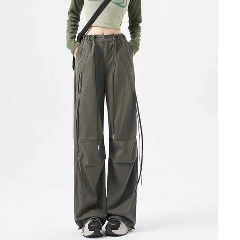 Повседневные брюки прямого кроя для женщин на лето тонкие уличные универсальные свободные широкие брюки для работы