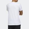 adidas Adi Clk T Повседневная спортивная дышащая влагоотводящая футболка с короткими рукавами мужские топы белые FM6059