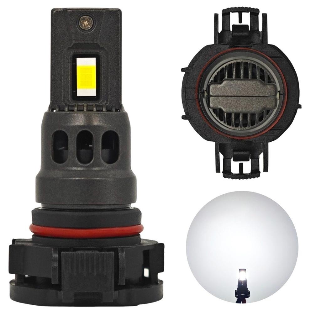 2 шт. Светодиодная лампа H16 PS24W 12-24V 4000лм CANBUS белая мощная внедорожная