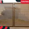 Kotarbau® Универсальный засов для дверей, ворот и калиток с навесным замком, Сталь 100 мм + Навесной замок