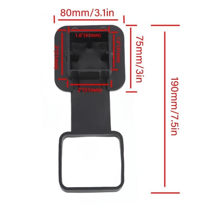 easy installs Trailer Hitch Caps Heavy Duty Rubber Hitch Cover for 2 Inch Receiver