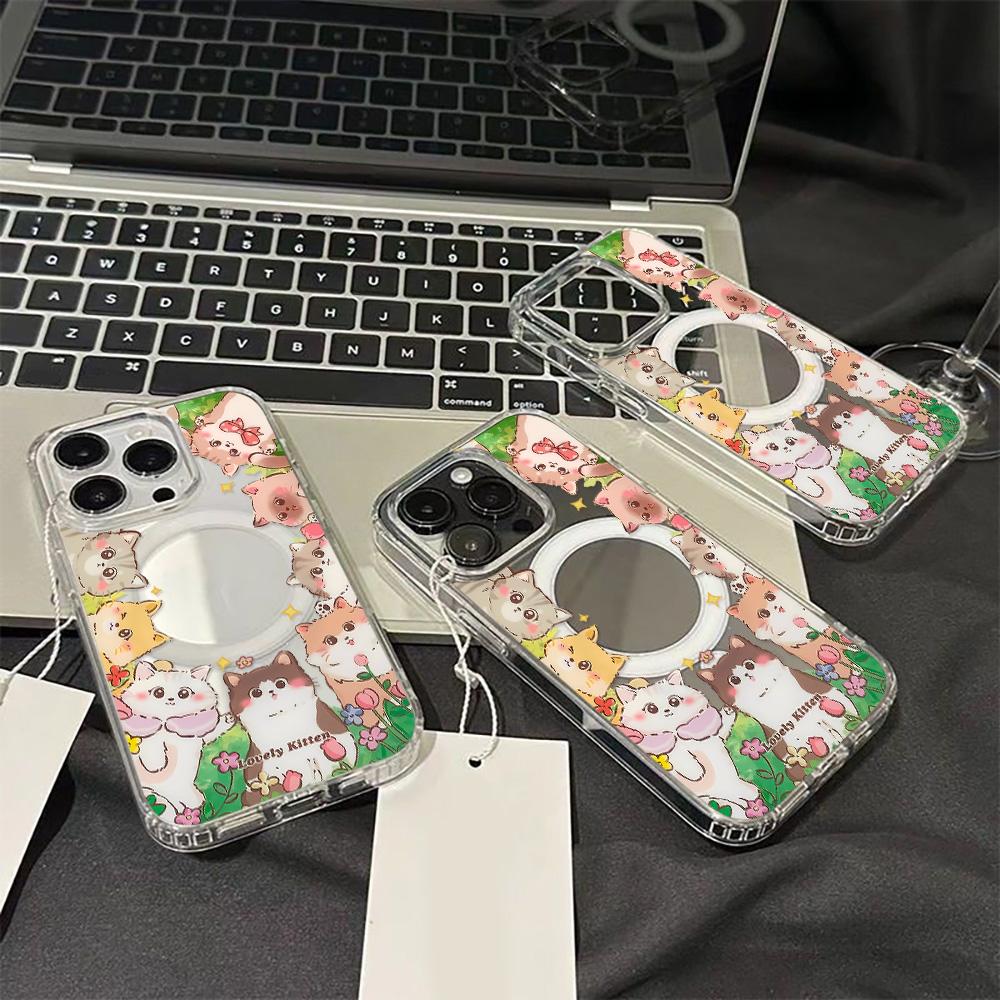 Магнитный чехол для телефона для iPhone 11 12 13 iPhone 13 14 15 Pro 15 16 Pro Max Samsung A15 A16 A25 A26 A55 A56 S25 S24 S22 S23 Ultra S25 Edge