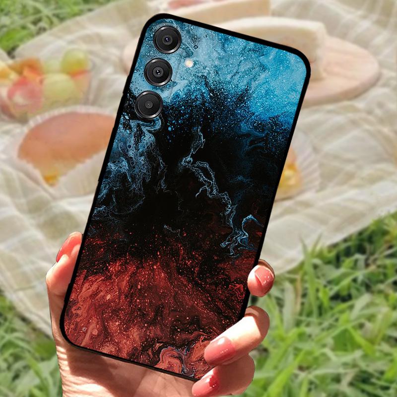 Чехол для Samsung A16 4G 5G Модный Роскошный Мягкий Силиконовый Чехол для Телефона для Samsung Galaxy A26 A36 A56 5G Ударопрочный Fundas Чехлы
