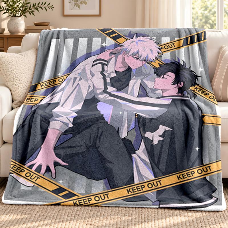 Link Click blanket Flannel Blanket Soft Cozy Plush Throw for Sofa Bed Lightweight Home Decoration Outdoor camping